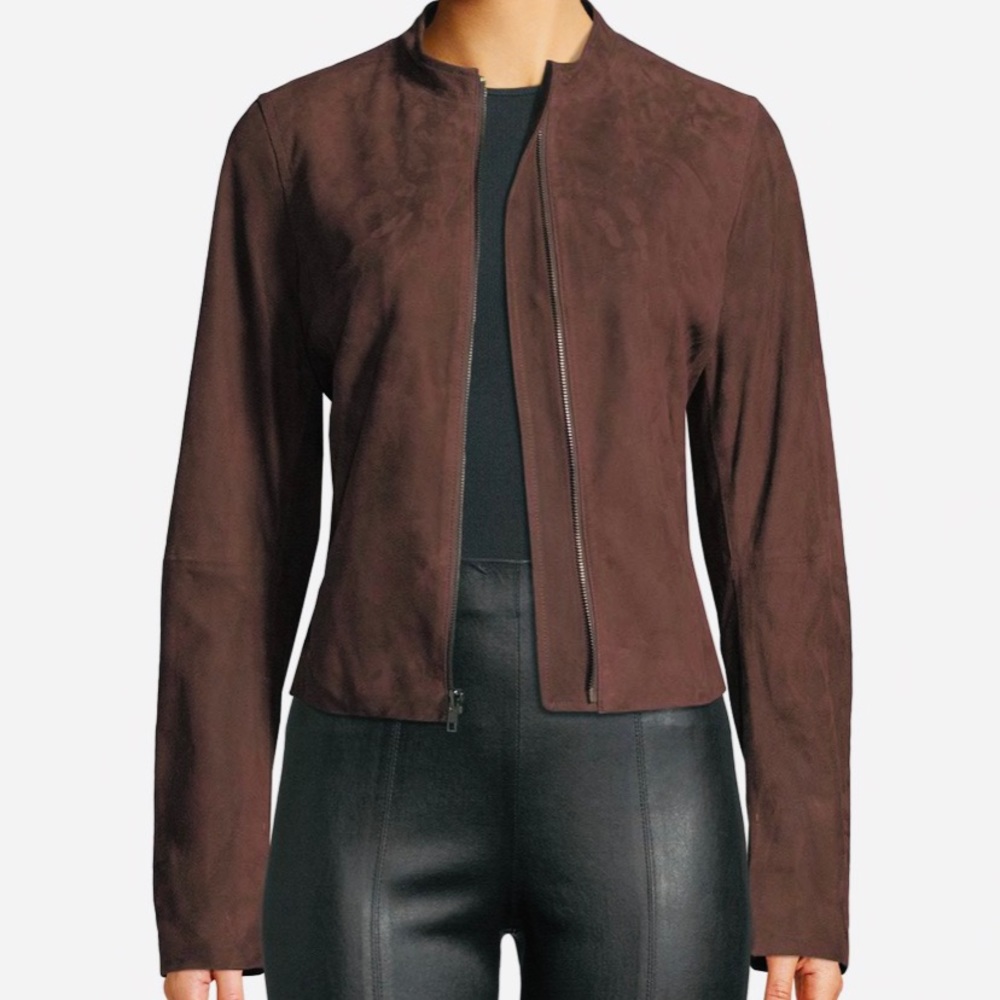 BRAND NEW!!! VINCE suede leather jacket